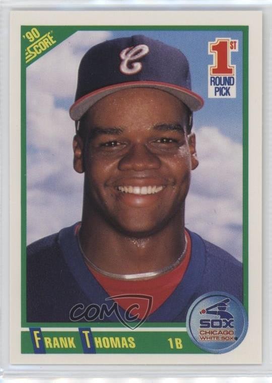 1990 Score Frank Thomas #663 Rookie RC HOF