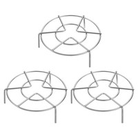 "3 StüCk Dampfgestell 6,3\" Durchmesser Edelstahl Untersetzer Dampfkorb(2\" Hoch)"