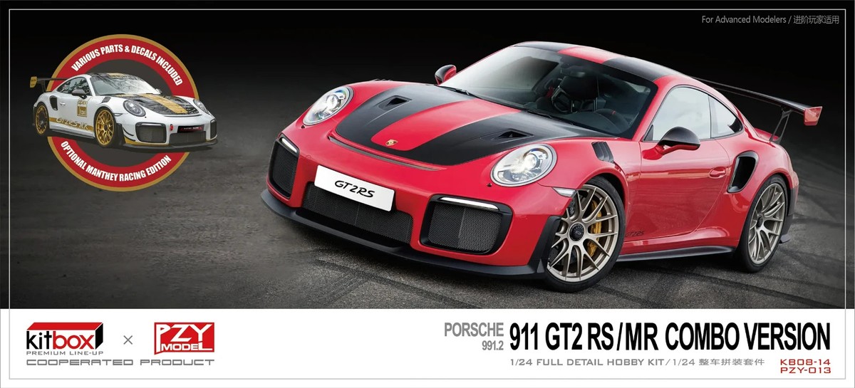 KITBOX / PZYmodel 1/24 Resin Kit Porsche 911 992 GT2 RS 3