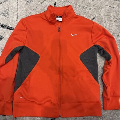 Nike Women s XL Orange Full Zip Dri Fit