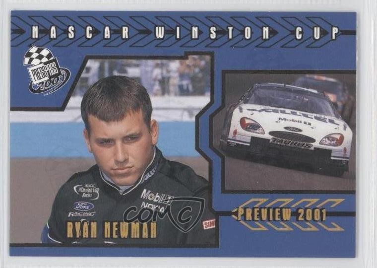 2001 Press Pass 2001 Preview Millennium Ryan Newman #96 9bw