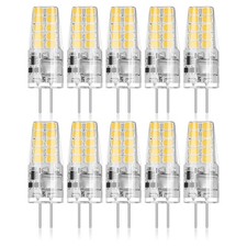 10 Pack G4 LED Bulb 2W Equivalent 30W 3000K Warm White 250 Lumens 360 Beam An...