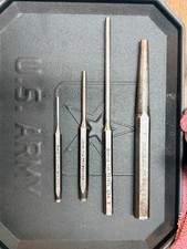 Snap On Punch Set- Four Punches-Excellent Shape!-Lot #1