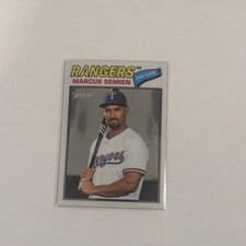 Marcus Semien 2026 Topps Heritage Chrome Base #366 - Texas Rangers