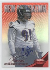 2012 Certified New Generation Mirror Red Signatures Courtney Upshaw Auto 0m0