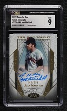 2022 Topps Tier One Talent /299 Juan Marichal #T1TA-JML CGC 9 Mint Auto HOF 02ti