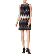 Kensie Womens Tribeca A-line Dress, Black, Medium