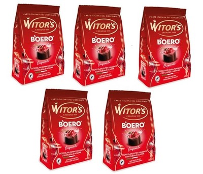 10 x Witors Boero Ciliegia a 200g Zartbitterschokoladen Pralinen Kirsche /Likör