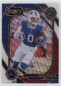 2024 Panini Select Club Level Tri-Color Prizm /149 Keon Coleman #280 Rookie RC