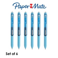 Image of 6 x Paper Mate InkJoy Gel Retractable Pens 0.7MM Vibrant Colours Smooth Writing