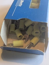 Thomas & Betts, Sta-Kon RC10-6FL crimp lugs, 10-12awg, #6 stud fork, box of (50)