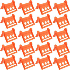 20 Pack 4 Inch Plastic Flat Strap Protectors, Heavy Duty Edge Corner Guard for C