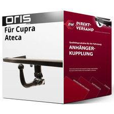 Für Cupra Ateca Typ KH7/ KHP (Oris) Anhängerkupplung vertikal abnehmbar neu