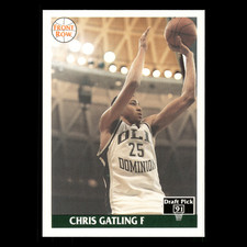 Chris Gatling #14 1991-92 Front Row Old Dominion Monarchs Basketball Card NBA