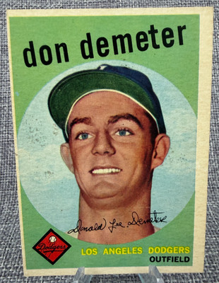 1959 Topps - Don Demeter #324 - Los Angeles Dodgers