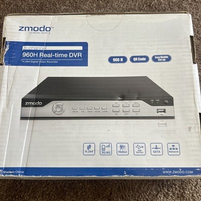 (NEW IN OPENED BOX!) ZMODO 4 Channel 960H H.264 DVR (ZMD-DT-SIN4)