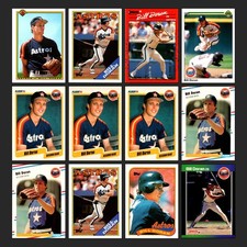 Bill Doran Lot 12 Baseball Cards Houston Astros Topps Fleer Donruss