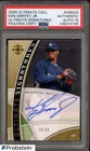 2009 UD Ultimate Collection Ken Griffey Jr HOF /50 PSA/DNA 10 ON CARD AUTO POP 1