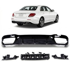 Heckdiffusor Schwarz Hochglanz passend für Mercedes E-Klasse W213 S213 2016-2020 Heckdiffusor Schwarz Hochglanz passend für Mercedes E-Klasse W213 S213 2016-2020