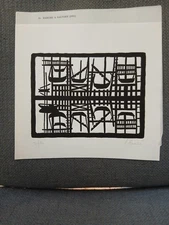 LOJZE SPACAL.  LINOLEOGRAFIA FIRMATA .