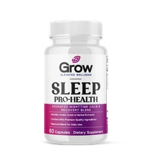 Melatonin-Free Sleep Aid - 3-in-1 Formula ,Promotes Calm Nighttime Relaxation