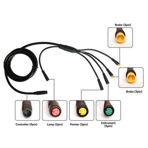 Contrôleur de Vélo Électrique à Trois Modes 17 A 24 V/36 V/48 V avec Écran 9864 - Bild 6 von 10