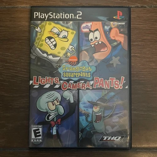SpongeBob SquarePants: Lights, Camera, Pants (PS2, 2005). Tested with Manual