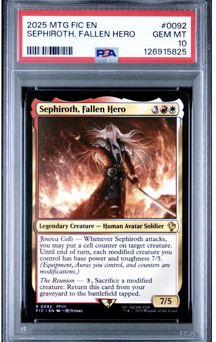 sephiroth mtg card Sephiroth, the Savior #49 Prices | Magic Final Fantasy Through the Ages