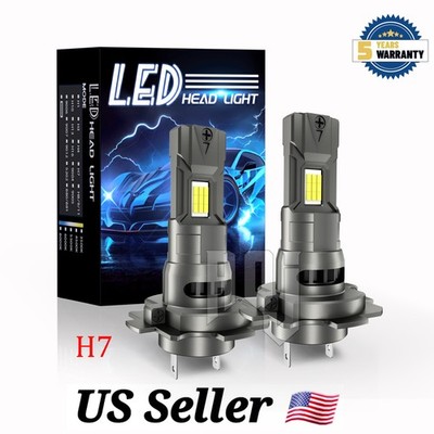2x H7 LED Headlight Bulbs Conversion High Low For Chrysler Crossfire 2004-2008