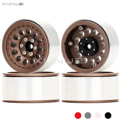 1.3'' Beadlock Wheels Rims for RC Vehicle 1/18 1/24 Crawlers Trx4m SCX24 Fms24