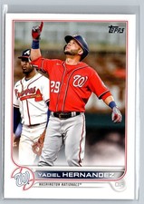 2022 Topps Update #US293 Yadiel Hernandez Washington Nationals