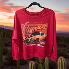 NWT GM Chevrolet Camaro American Classic SIZE LARGE Sweatshirt vintage car