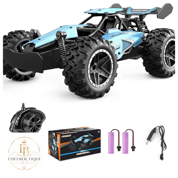 Ferngesteuertes Auto 1:18 Offroad RC Truck Mit 2 Akkus FüR Kinder Ab 6 Jahren-image