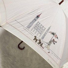 Burberry Long Umbrella For Rain And Shine Nova Check Women Accessory Original Co