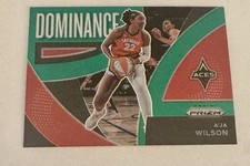 2022 Panini Prizm WNBA - Dominance A'ja Wilson #14 Green Prizm SP