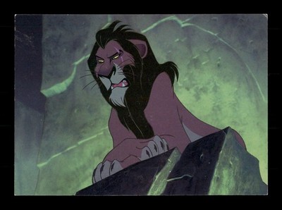 Scar sings of his plan 23 Lion King SkyBox 1994 Trading Card TCG CCG