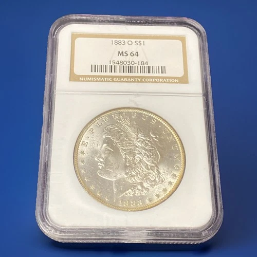 1883-O Morgan Silver Dollar NGC MS64 90% Silver New Orleans Mint