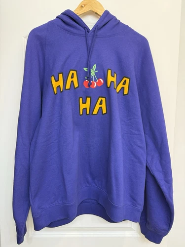 Felpa con cappuccio Gucci x Harry Styles Ha Ha Cherry 711331 taglia X Large