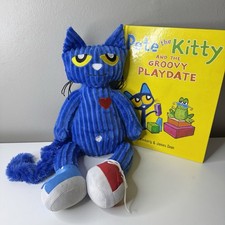 Pete The Cat Weighted Sensory Stuffed Toy Figure Snuggle Book Groovy Play Date