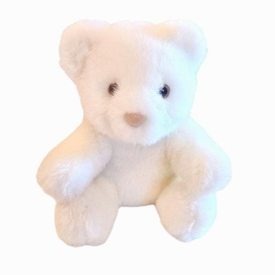 Vintage 1988 Applause BRAVO! SUGAR BABY White Teddy Bear Plush 8'' Rare 13912