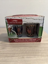 NEW National Lampoons Christmas Vacation Pint Glass & Ice Cube Tray Combo Pack