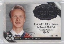 2018 Upper Deck The Cup Rookie Class of 2019 /249 Henrik Borgstrom #2019-HB k4s