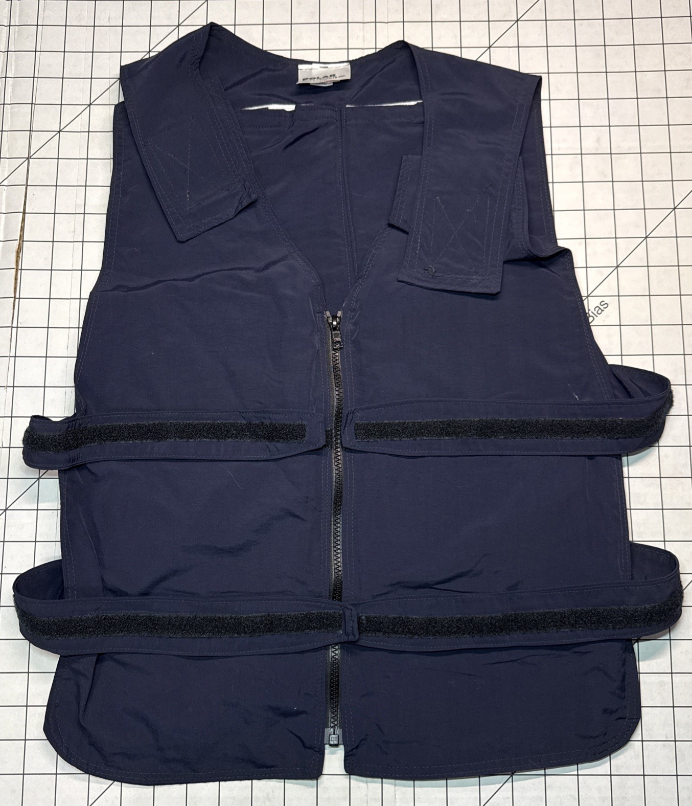 Polar Products Cooling Vest Front Zipper Sz L / Xl Navy Blue
