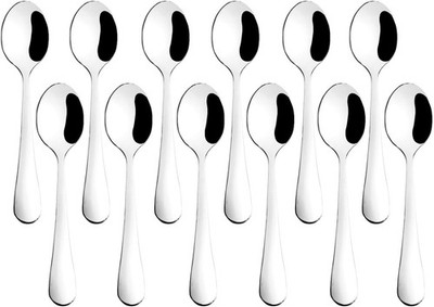 12-Piece Demitasse Espresso Spoons, 4 Inches Stainless Steel Mini Coffee Spoons