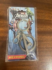 Monogram International-MARVEL Comics Avengers Assemble Logo Metal Keyring MINT