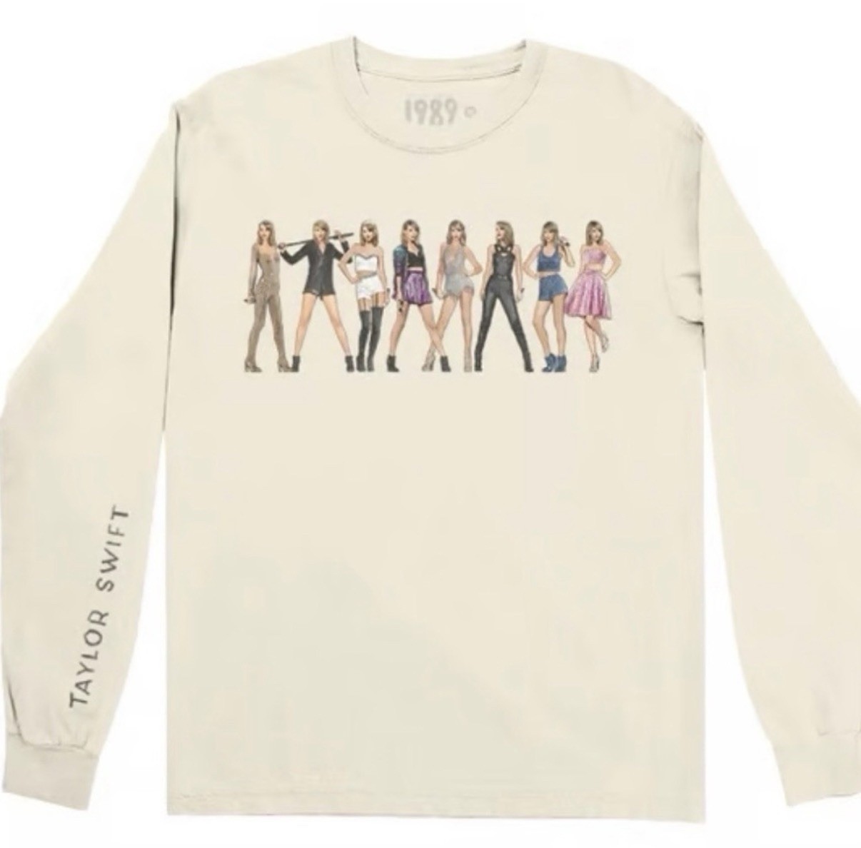 Taylor Swift 1989 Taylor’s Version Long Sleeve T-Shirt (RARE) Size XS EUC