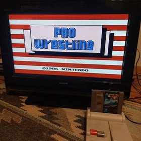 Pro Wrestling NES Nintendo Authentic Tested Working Original Cartridge Only