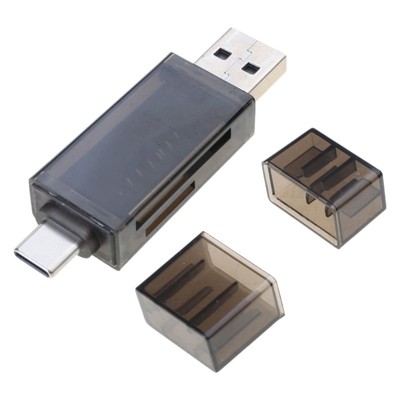 Card Reader USB 3.0 Type C to SDTF Card Reader Adapter for Smartphones