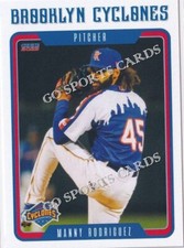 2023 Brooklyn Cyclones Manny Rodriguez RC Rookie New York Mets Minor League 2023 Brooklyn Cyclones Manny Rodriguez RC Rookie New York Mets Minor League