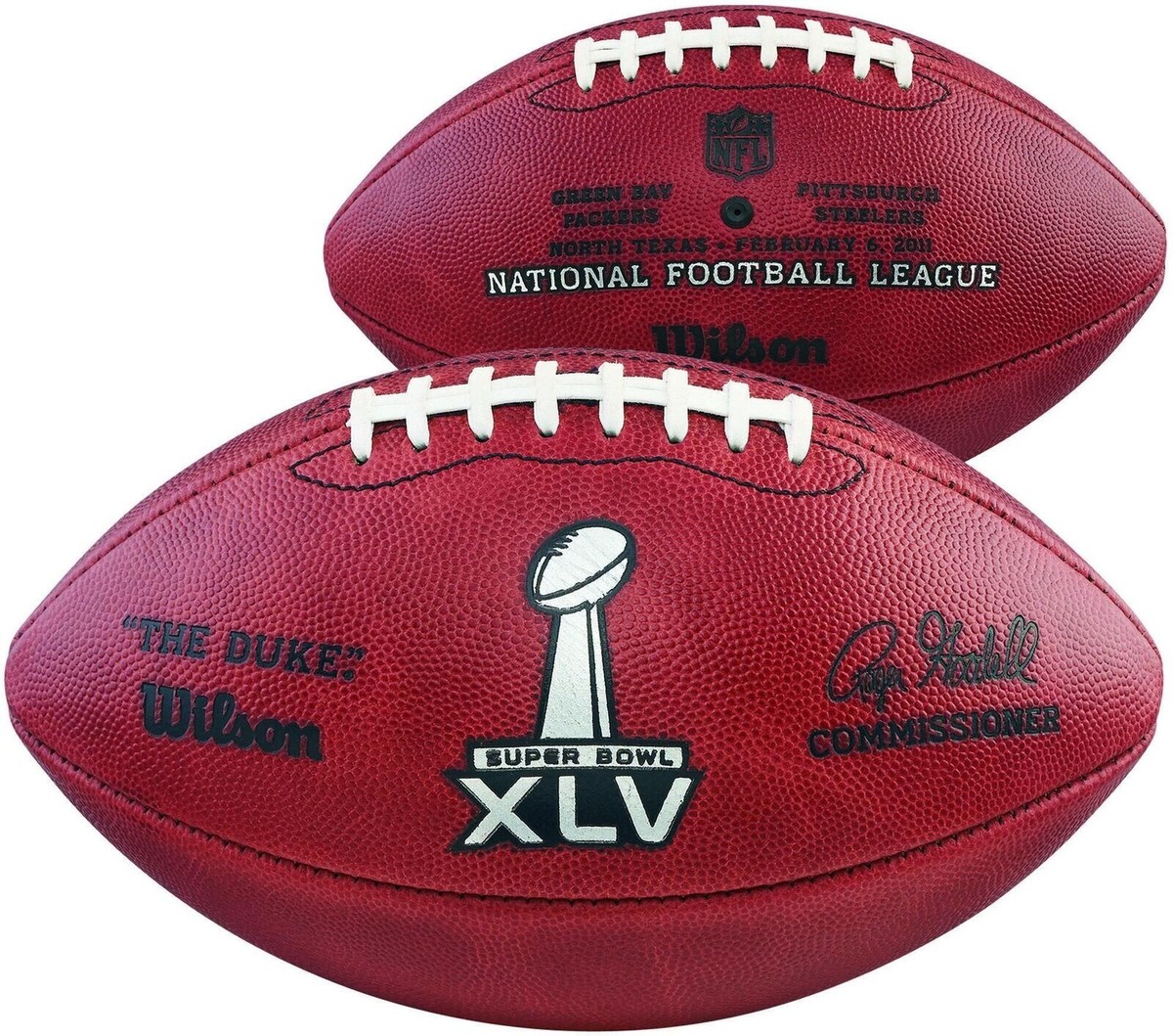 【公式球】Wilson スーパーボウル XLV ゲームボール Wilson Super Bowl XLV 45 Packers Steelers football 2011 Official